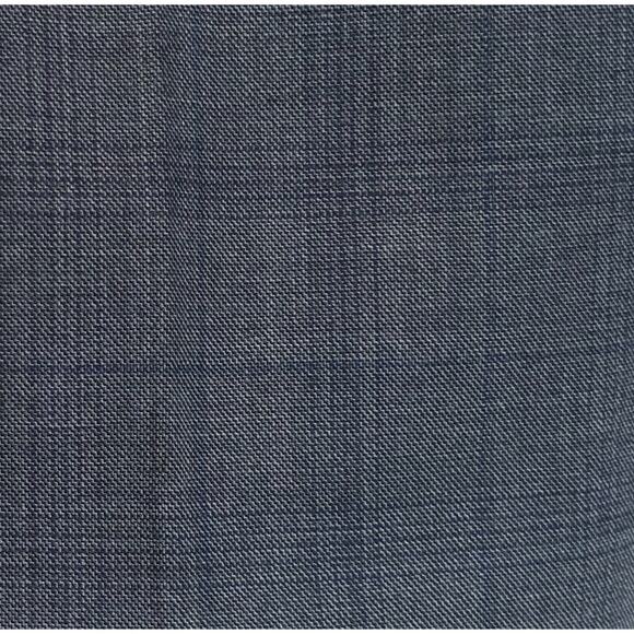 Michael Kors Men's Classic-Fit Stretch Wool Suit Pants Grey Blue Plaid 42x32 NWT - Picture 6 of 6